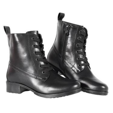 Imagem de Bota Mooncity Coturno Feminino 72106 Preto, Preto, 38