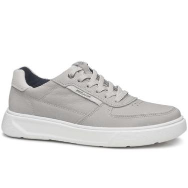 Imagem de Sapatênis Pegada Casual - Masculino, Silver, Branco, 41