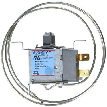 Imagem de FRIGIDAIRE 55-5304496561 Peça de termostato para controle de temperatura do congelador, prata/preto