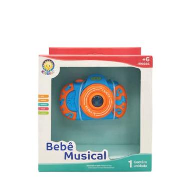 Imagem de Brinquedo Bebê Musical Câmera Infantil Divertida