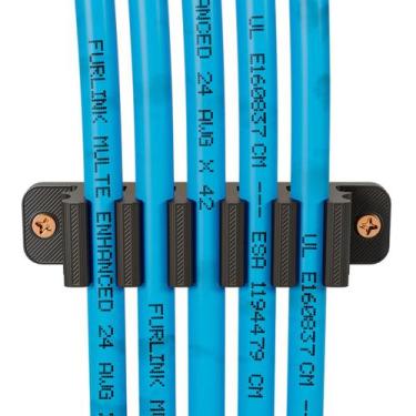 Imagem de Kit 5 Pentes para 5 Cabos - Cabos Organizadores Mesa Escritório - Sign