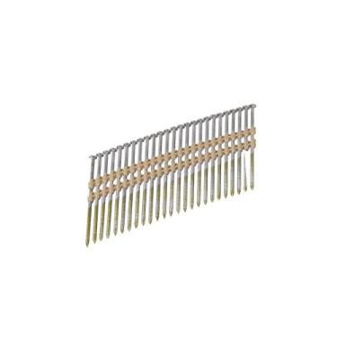 Imagem de Metabo HPT Pregos emoldurados, 3" x 0,131, RG, 304, cabeça totalmente redonda, aço inoxidável, tira de plástico, 1000 unidades (10152SHPT)