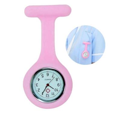 Imagem de Relogio De Lapela Funcional Rosa Bebê Enfermagem Veterinária - Things 