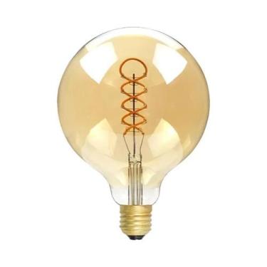 Imagem de Lâmpada De Filamento Espiral LED Retro Vintage E14 E27 220V 4W C35 A60