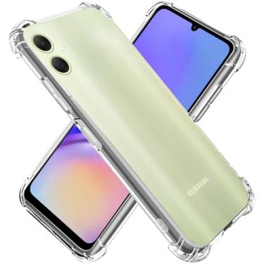 Imagem de Capa Capinha Com Bordas Anti Impacto Para Galaxy A05 Tela de 6,7 Polegadas (Bluepink)