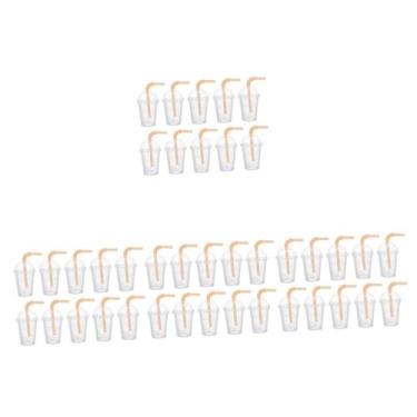 Imagem de Conjunto de xícaras de chá com leite em miniatura STAHAD D351 Resin Do