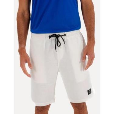 Imagem de Bermuda King & Joe Masculina Moletom Comfort Tag Off-White-Masculino