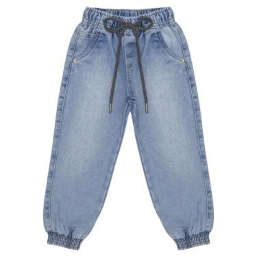 Imagem de Calça Infantil Look Jeans Jogger Jeans, 3