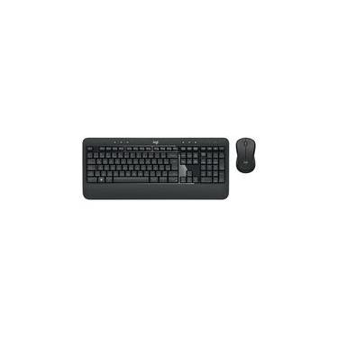 Kit de teclado e mouse gamer sem fio Microsoft Wireless Comfort Desktop  5050 Português Brasil de cor preto