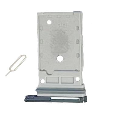 Imagem de UPONEW Bandeja de cartão SIM Ultra para Samsung Galaxy S24 e suporte para cartão SIM Micro SD Peça de reposição (preto)