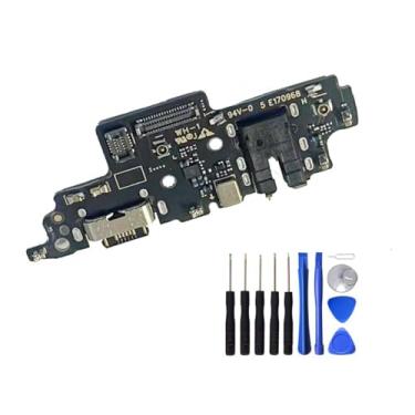 Imagem de UPONEW Para Motorola Moto G 5G 2023 XT2313 Porta de carregamento USB Dock Connector Board Flex Peça de substituição com ferramentas de abertura (11 peças)
