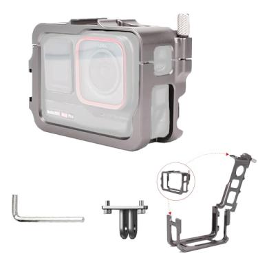 Imagem de Moldura protetora de metal para Insta360 Ace/Ace Pro, capa protetora de gaiola de coelho com moldura de metal para acessórios de câmera Insta360 Ace