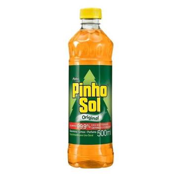 Imagem de Desinfetante pinho sol 500ml tradicional, 500ml, 511g, 1 unidade