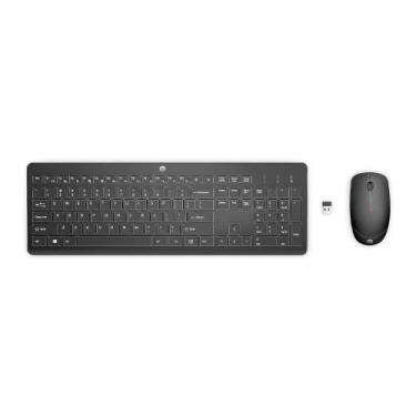 Imagem de Kit Teclado E Mouse HP Sem Fio 1600DPI USB 2,4GHz Full-Size Preto - HP