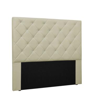 Imagem de Cabeceira Tania Cama Box Casal 140 Cm Corino Bege