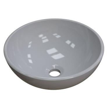 Imagem de Cuba Pia De Apoio Para Banheiro Redonda Bowl 30 C08 Cinza