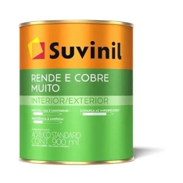 Imagem de Tinta Suvinil para parede acrilico rende e cobre muito 0,9L - Branco - 50322194