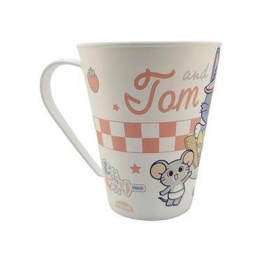 Imagem de Caneca Infantil de Plástico 360 ml Personagens Plasútil, Tom e Jerry