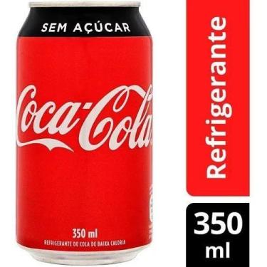 Imagem de Atacado Com 48 Coca Cola Zero Lata 350ml Com Nota Fiscal