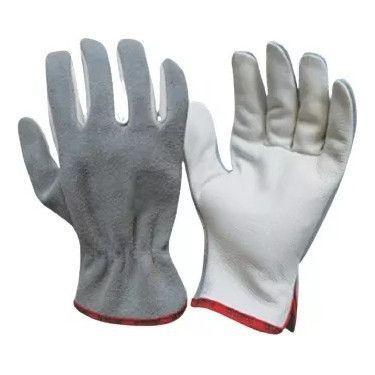 Imagem de Luva De Vaqueta Fit Dorso Raspa Petroleira Segurança Epi - plastcor