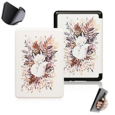 Imagem de GUKSRASO Capa para 6.8" Kindle Paperwhite 11ª Geração/Signature Edition (Modelo: M2L3EK/M2L4EK) - Material TPU à Prova D'água com Suspensão Automática, Alça de Mão