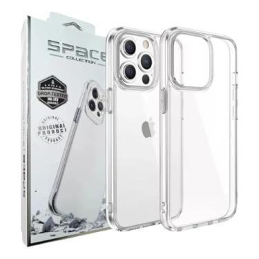 Imagem de Capa Case Space Collection Clear Compatível AppIe iPhone 16 PRO MAX Transparente Premium [DPF]
