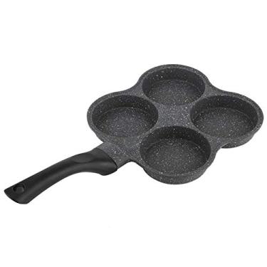 Imagem de Eacam Frigideira de Alumínio que Não é de Barro Com Rebites, Alça Ergonômica para Panquecas, Omeletes, ovos. Utensílio de Cozinha Premium, Resistência a Alta Temperatura, Fácil de