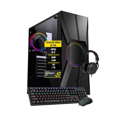 Imagem de Pc Gamer Maximus Intel I5 3 GT 740 8GB HD 1TB Fonte 500W - AMORIM SHOP