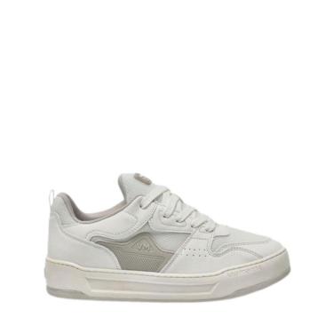 Imagem de Tenis Via Marte Casual Branco e Cinza-Feminino