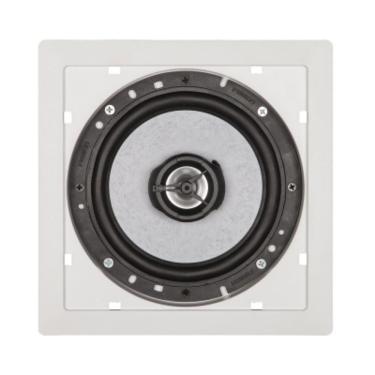 Imagem de Arandela Coaxial Fiamon 6" 50W 8Ohm Full Range Branca com Acabamento Quadrado