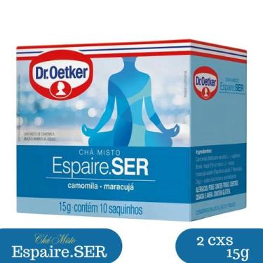Imagem de Kit 2 Chás Misto Camomila Maracujá Dr Oetker 15g - 10 Sachês