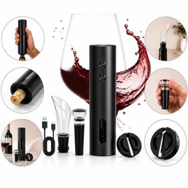 Imagem de Abridor De Vinho Elétrico Automático Recarregável Casa Disponível - Ár