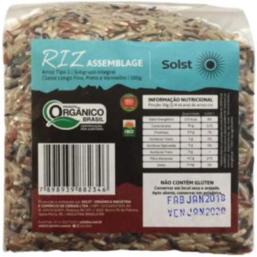 Imagem de Kit 6X: Arroz Riz Assemblage Orgânico Solst 500g