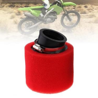 Imagem de Windance Filtro de ar de espuma angular de 45 mm para 50cc 70cc 90cc 110cc 125cc 150cc / GY6 / motocicleta ATV Scooter Quad Go Kart Moped Pit Dirt Bike, limpador de ar com esponja de pescoço inclinado