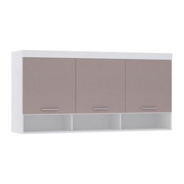 Imagem de Guarda Roupa Modulado Alpes Maleiro Ponte Aéreo Casal Queen 1,58m - Mó