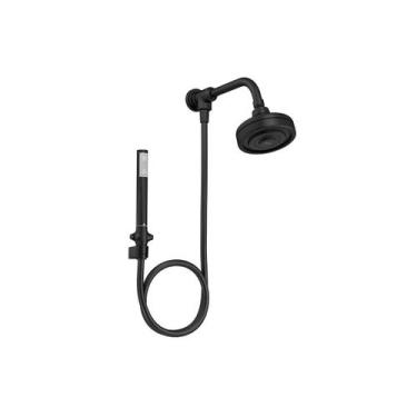 Imagem de Novo Kit Chuveiro AcquaplusDeca BlackMatte1990.BLMT.STDKIT.N