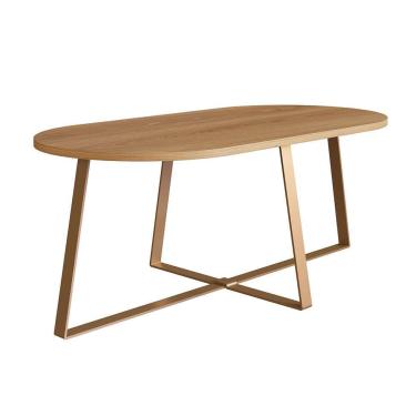 Imagem de Mesa Centro Oval Complementos Hanover 90 cm