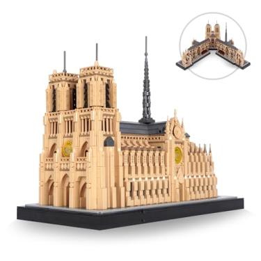 Imagem de Geniteen Architecture Notre-Dame de Paris Model Building Block Set, Openable Architecture Model Micro Building Kit Collection Building Toy