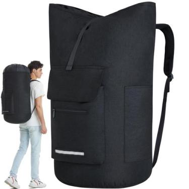 Imagem de Bolsa de roupa suja Quovexa Extra Large 115L com alças e bolsos