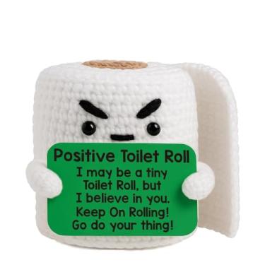 Imagem de Presentes engraçados positivos de crochê, suporte emocional, inspirador, presentes para mulheres, amigas, irmãs, colegas de trabalho, presentes de aniversário, mini feitos à mão, tricotado, fofo