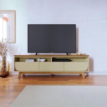 Imagem de Rack Bancada Selene Ambiente Cumaru Opala - Madetec