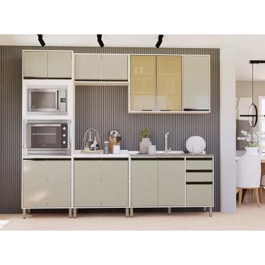 Imagem de Cozinha Modulada Compacta 5 Pecas sem Tampo Linea Luciane Moveis