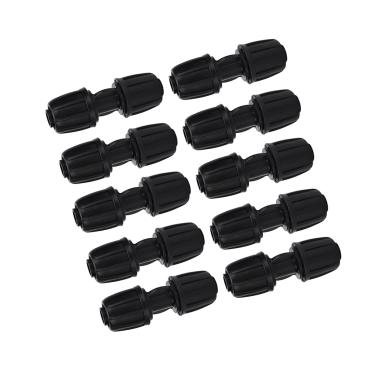 Imagem de Acouto Conector de água Reto de 10 Unidades Mangueira PE de 16 Mm - Encaixe de Irrigação por Gotejamento de Jardim, Instalação de Acessórios de Jardim, Necessidades de Irrigação de Horticultura e
