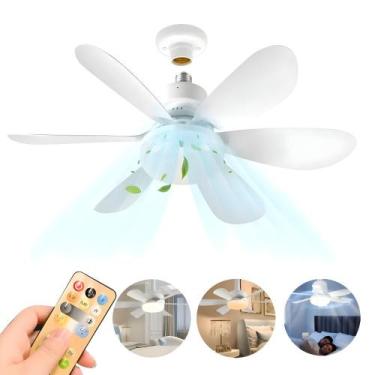 Imagem de Luminária Ventilador De Teto Bivolt Três Temperaturas 60W - LED, Bivol