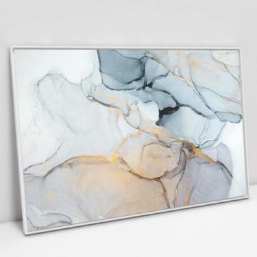 Imagem de Quadro Decorativo Abstrato Mármore Neutro em tela Canvas - TaColado, 8
