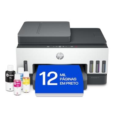 Imagem de Impressora Multifuncional HP Smart Tank 794 Tanque de Tinta Colorida Wi-Fi Scanner Duplex, Bluetooth. Funções: Imprimir, Copiar, Digitalizar. Cor: Branco (2G9Q9A)
