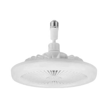 Imagem de Ventilador De Teto LED Com Controle Remoto De 3 Velocidades E Luz E27,