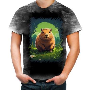 Imagem de Camiseta Desgaste Capivara do Bem Animalzinho 4 - Kasubeck Store®, Bab