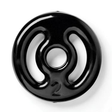 Imagem de Anilha Revestida 2KG com Revestimento em PVC e Furo 33MM Iniciativa Fitness