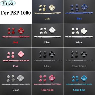 Imagem de Yuxi substituição esquerda direita abxy botões kit para psp1000 para psp 1000 game console reparação